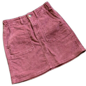 American Eagle Corduroy Mini Skirt Super Stretch Size 00 Regular